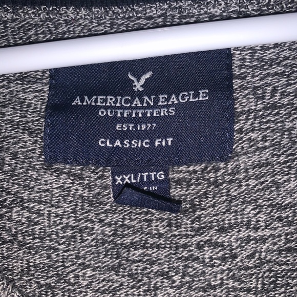 Used American Eagle Sweater V Neck XXL Classic Fit - Picture 3 of 4